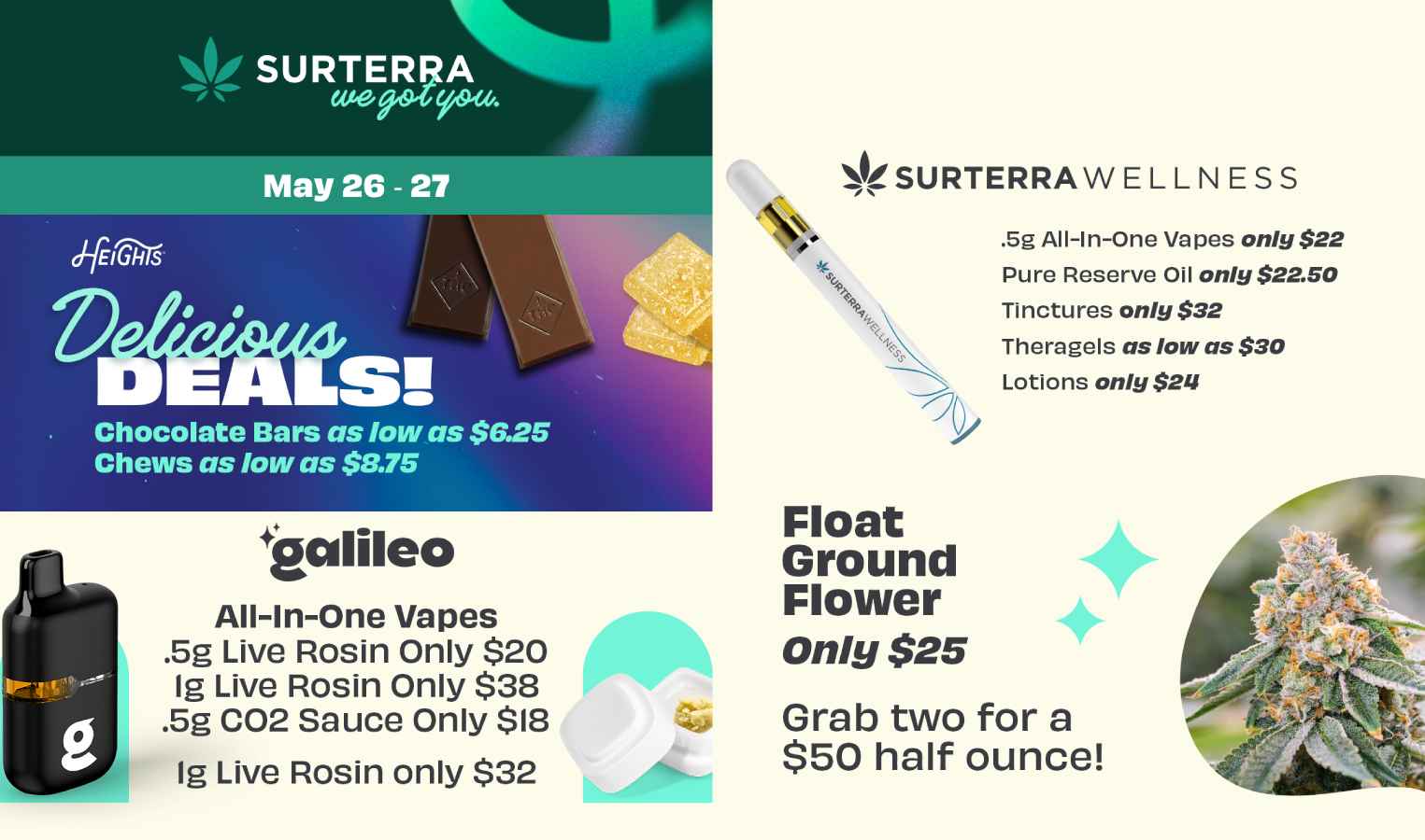Delicious Deals & Special Prices