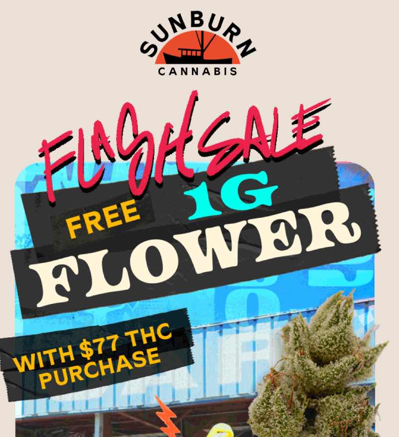 Free 1G Flower With $77 Purchase - Cannabis deal image
