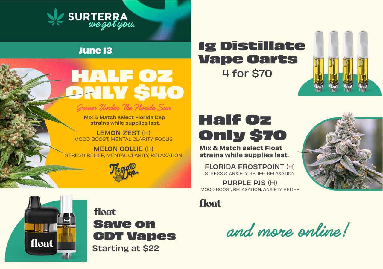 Half Oz Deals & Vape Cart Specials - Cannabis deal image