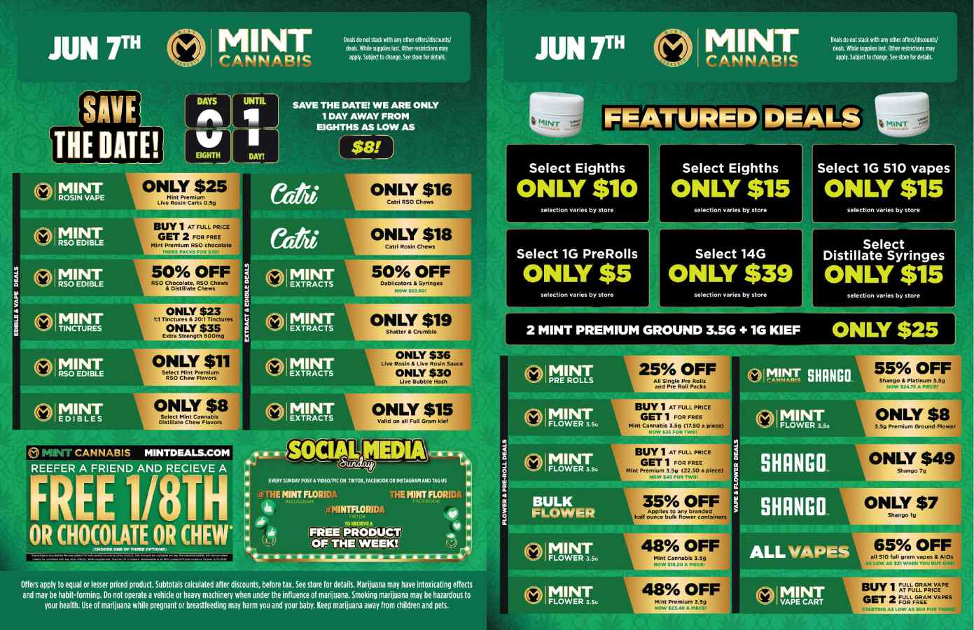 Featured Deals: BOGO, Ounces, and 40% Off - Cannabis deal image