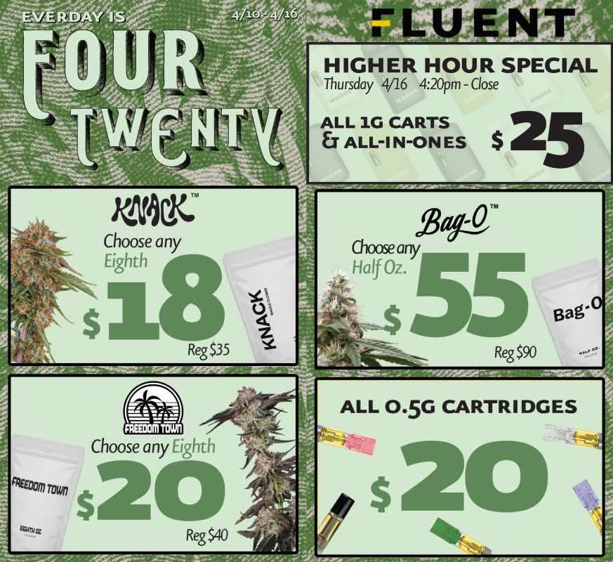 Flower, Carts, & More Daily Deals! - Cannabis deal image
