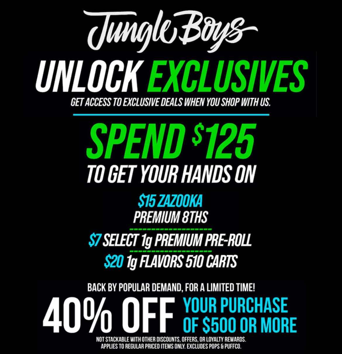 Spend $125 for Deals, Get 40% Off - Cannabis deal image