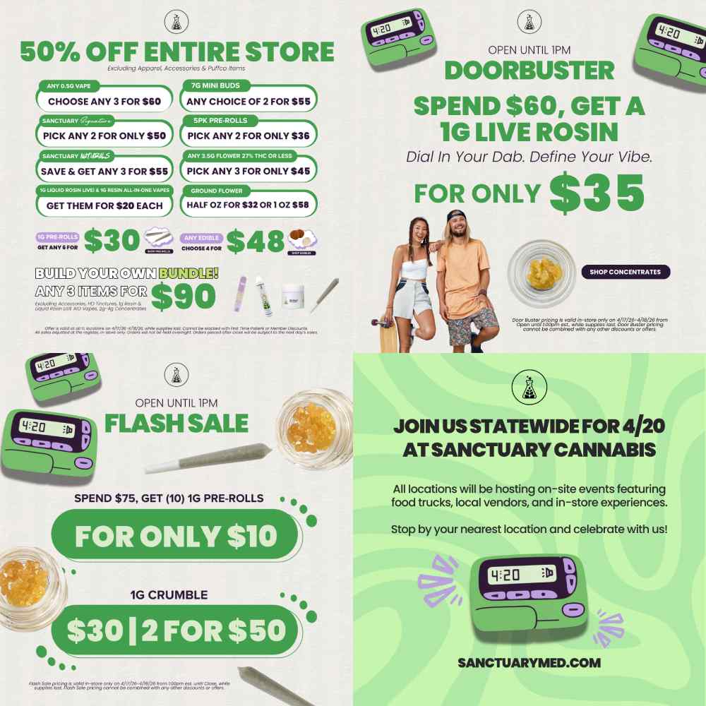Flash Sales & Bundle Deals Galore - Cannabis deal image