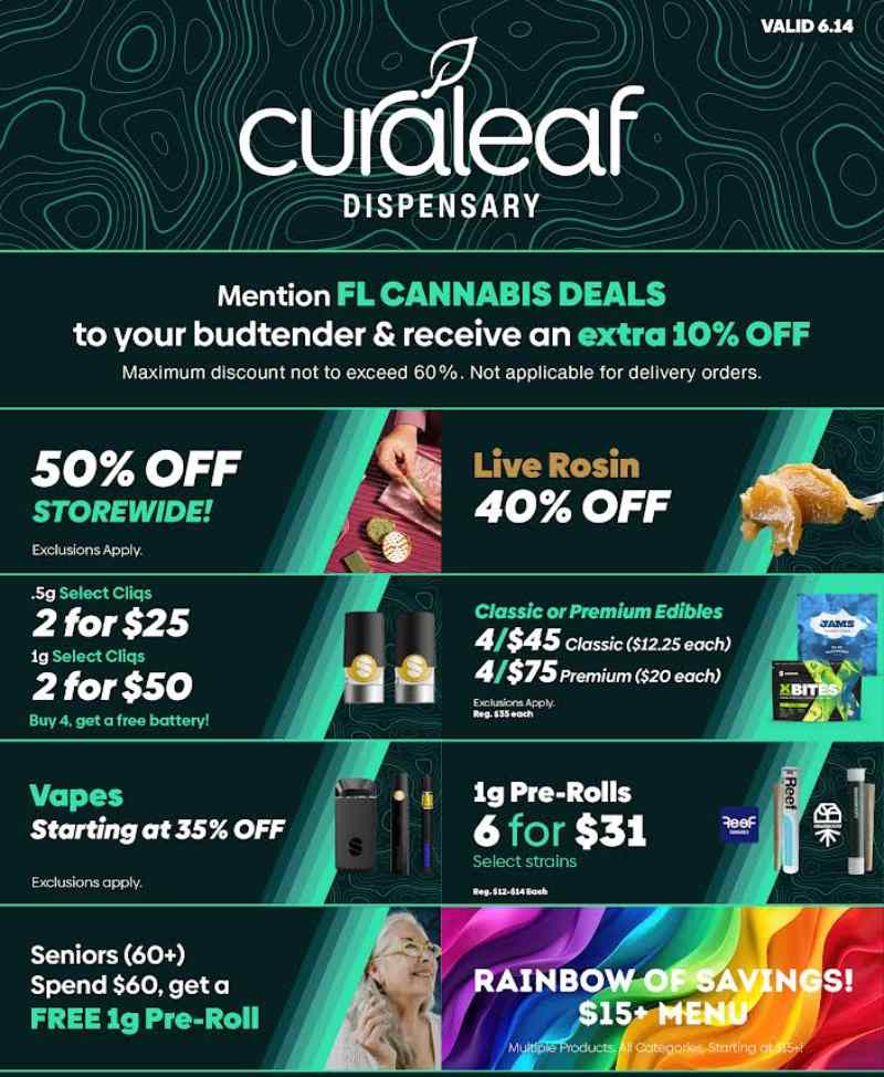 Storewide & Product Deals This Week! - Cannabis deal image