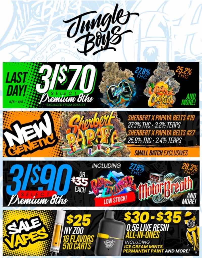 Flower & Vape Deals - 3 for $70 & Up - Cannabis deal image