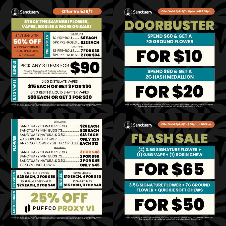 Doorbuster, Flash Sale & Bundle Deals - Cannabis deal image