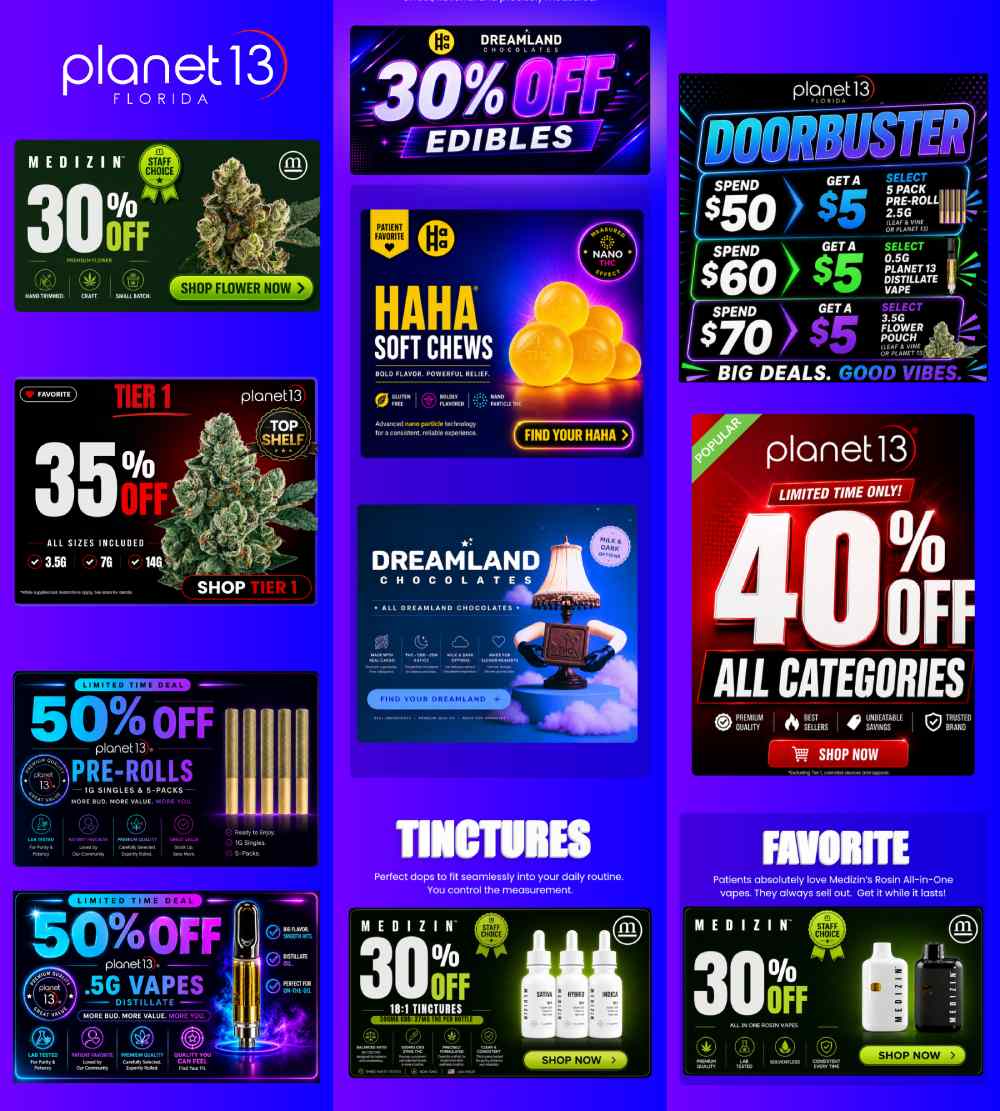 40% Off Everything & Doorbuster Deals - Cannabis deal image