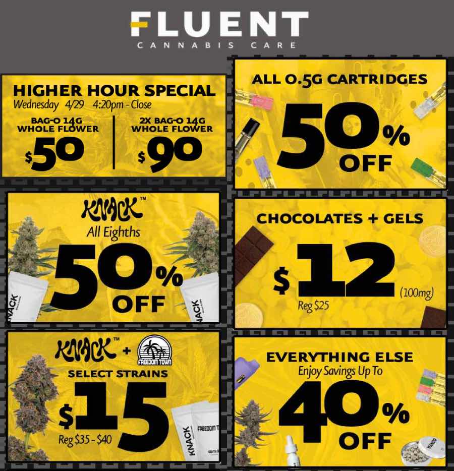 Higher Hour Specials & 50% Off Cartridges - Cannabis deal image