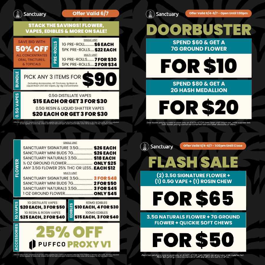 Doorbuster, Flash Sale & 50% Off Deals - Cannabis deal image