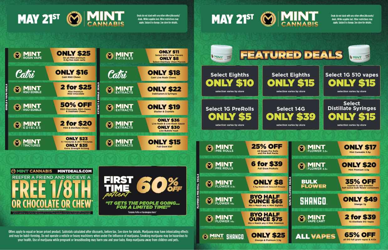Featured Deals: Flower, Vapes, Edibles & More! - Cannabis deal image