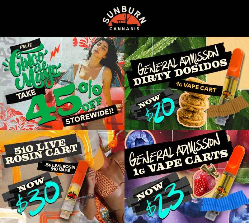 Cinco De Mayo Storewide & Vape Deals - Cannabis deal image