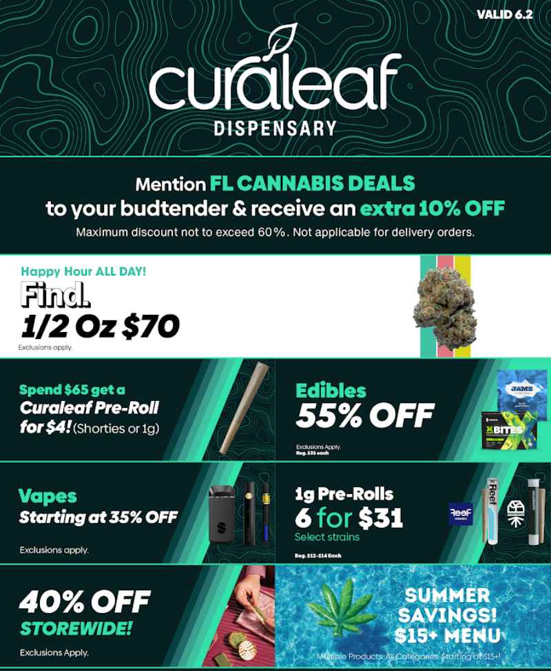 Happy Hour Deals & Storewide Savings - Cannabis deal image