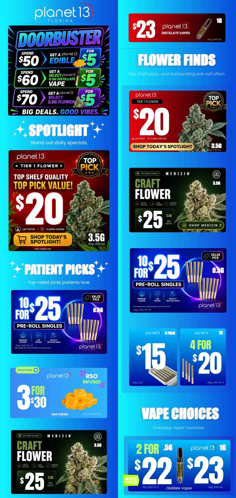 Doorbusters, Flower Finds & Vape Deals - Cannabis deal image