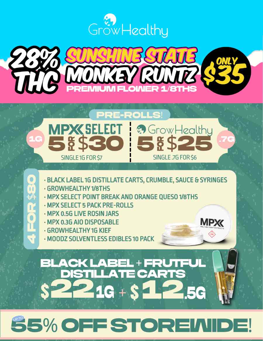 Flower, Pre-Rolls, Carts, and Storewide Deals! - Cannabis deal image