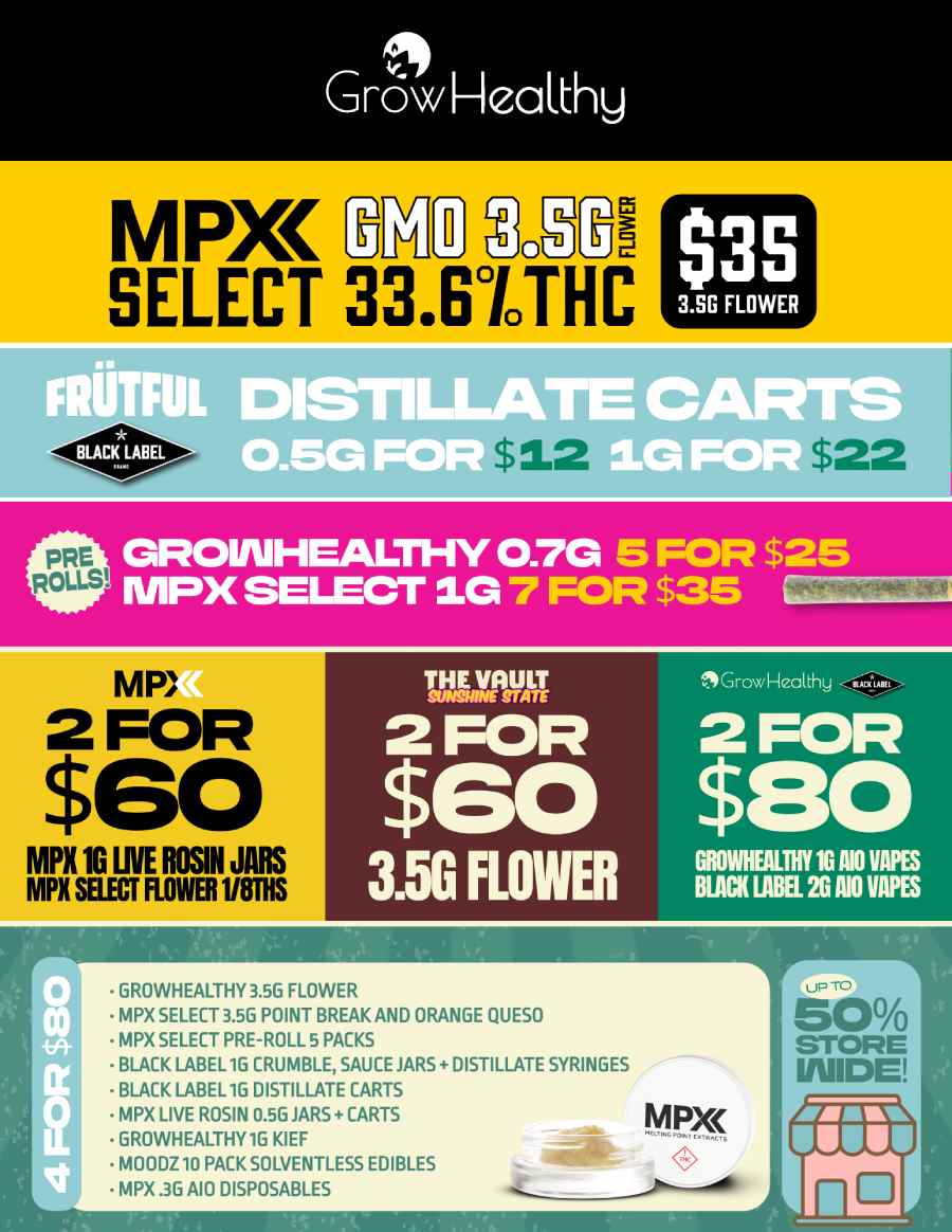 Bundle & Save: BOGO, 4-for-80, & 50% Off - Cannabis deal image