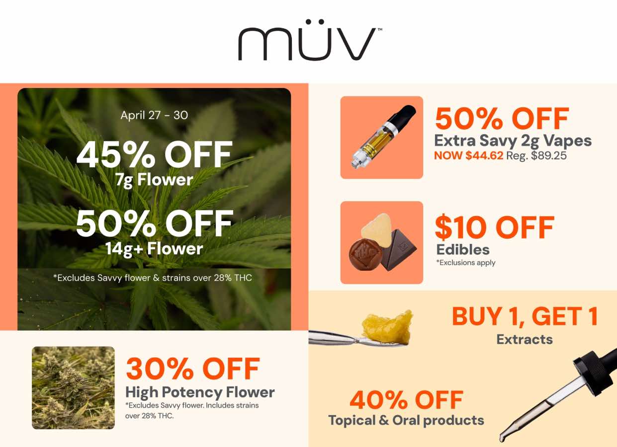 Flower, Vapes, Edibles, and More Deals - Cannabis deal image