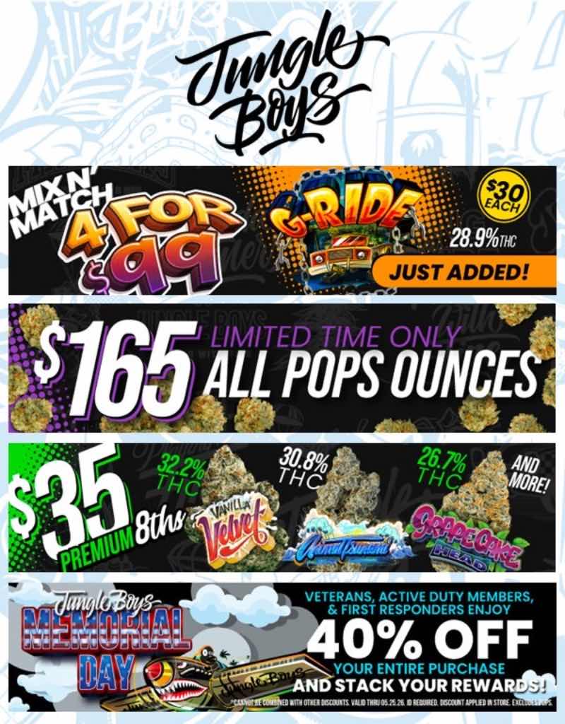 Mix & Match Deals and Memorial Day Savings - Cannabis deal image