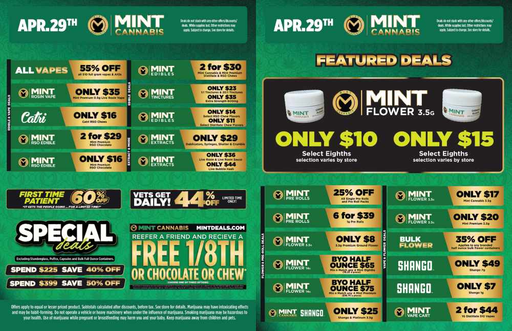 Featured Deals & Daily Specials - Cannabis deal image