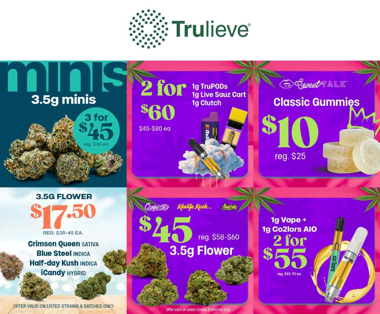 Flower, Vapes, and Gummies Deals - Cannabis deal image