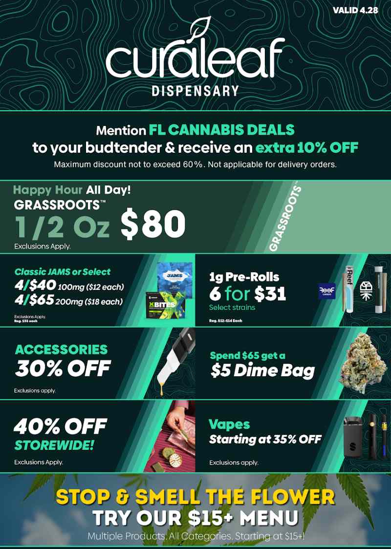Happy Hour Flower Deals & Storewide Savings - Cannabis deal image