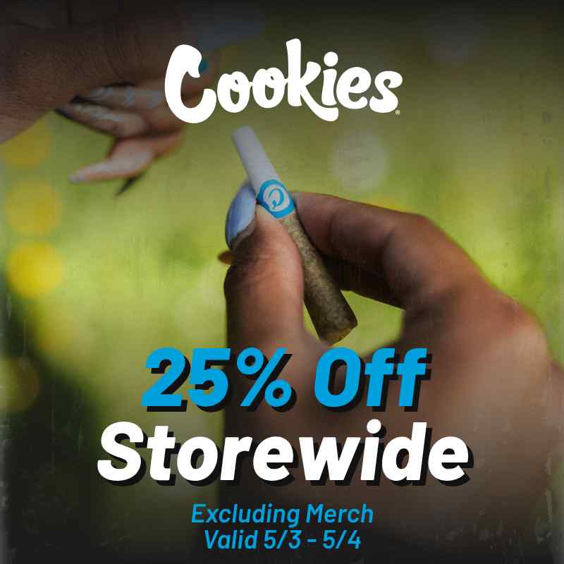 25% Off Storewide Deal This Weekend - Cannabis deal image