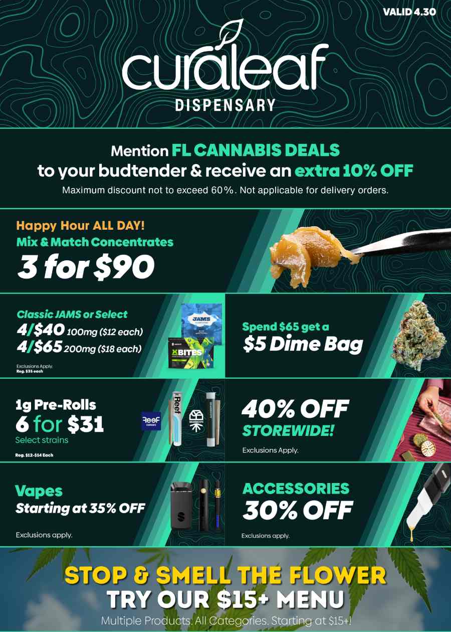 Mix & Match Deals and Storewide Savings - Cannabis deal image