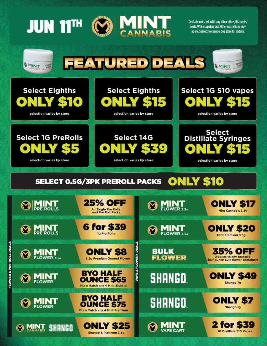 Featured Deals: BOGO, 40% Off, and Budget Buys - Cannabis deal image