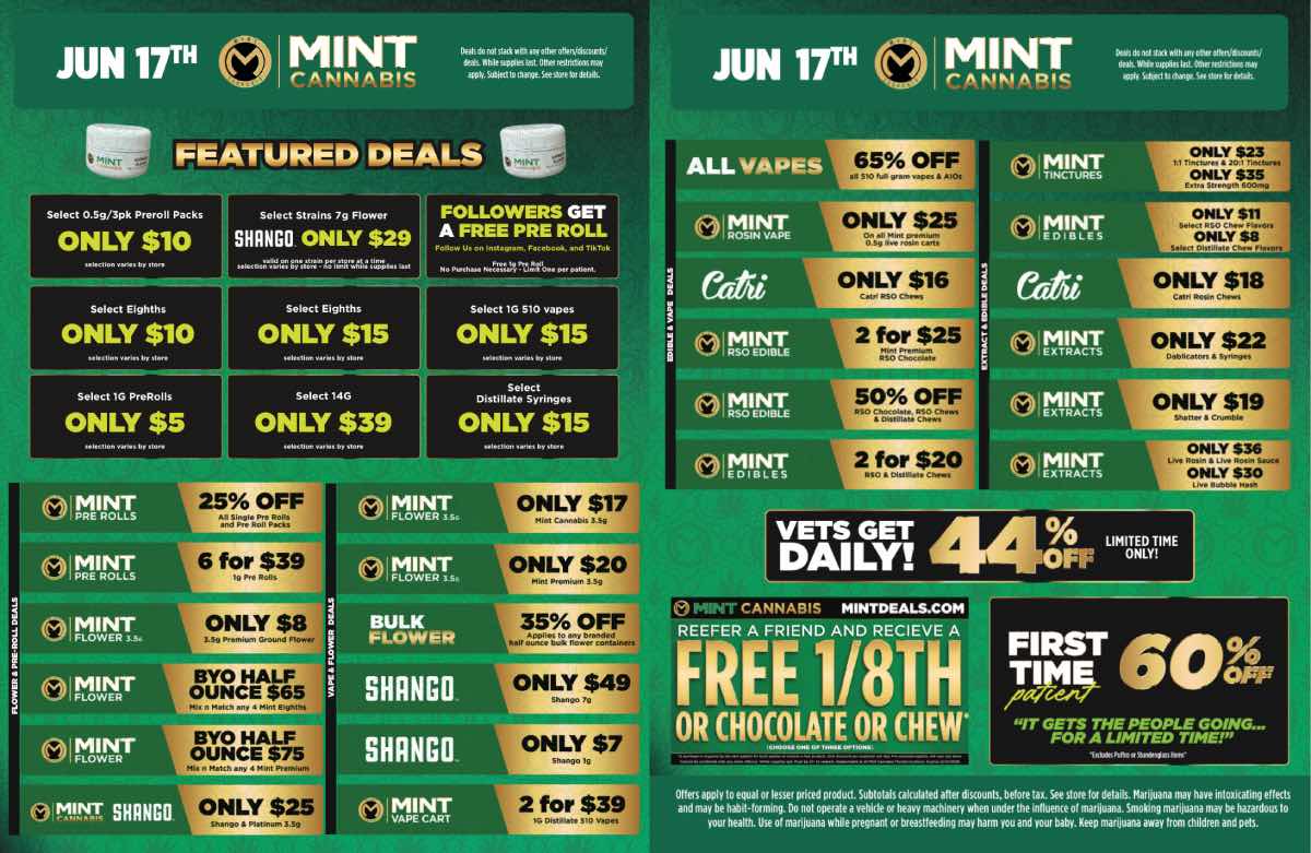 Featured Deals: BOGO, 40% Off, and Free 1/8th!