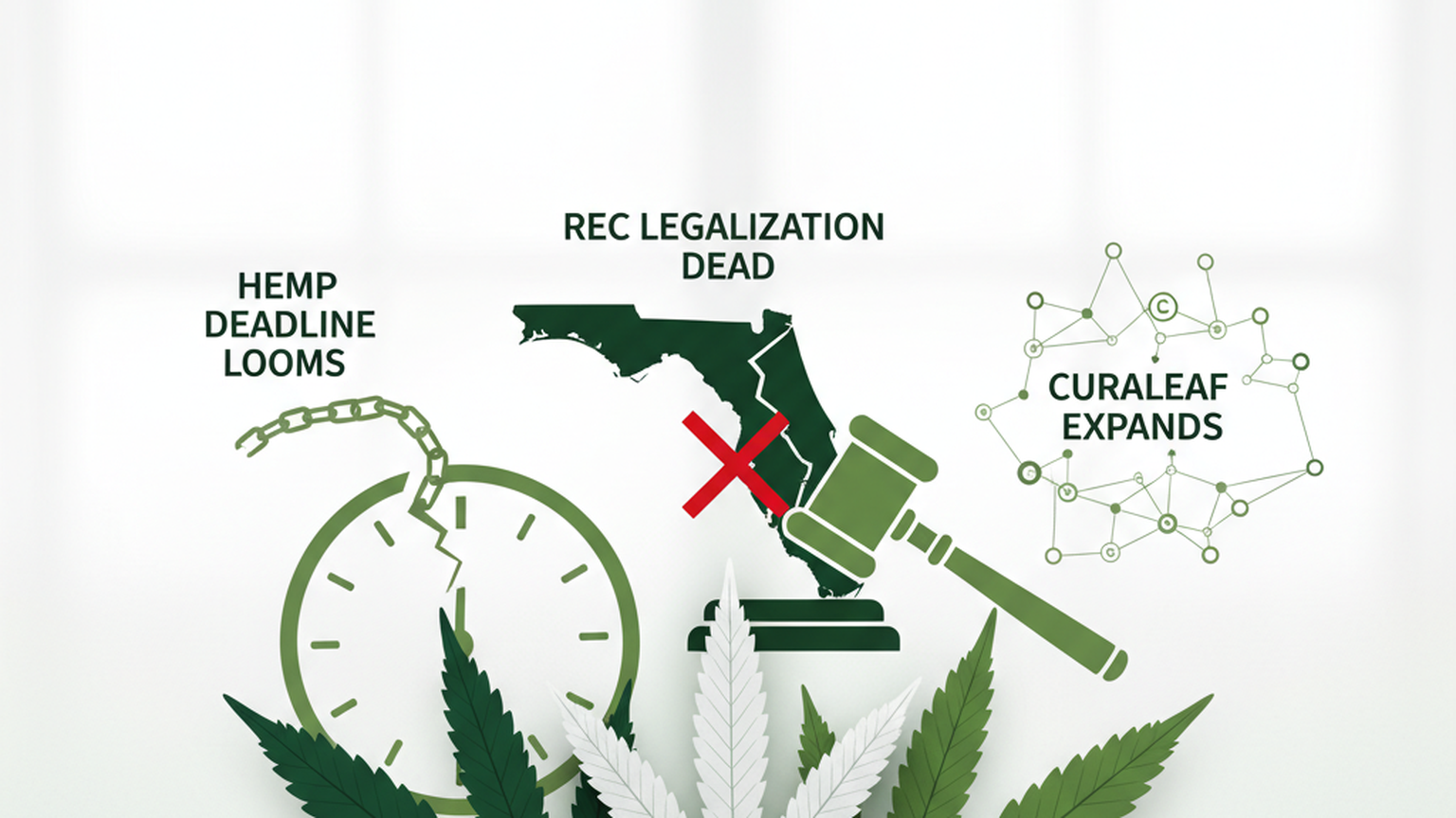 Florida Cannabis News March 2026: Hemp Deadline Looms, Rec Legalization Dead, Curaleaf Expands