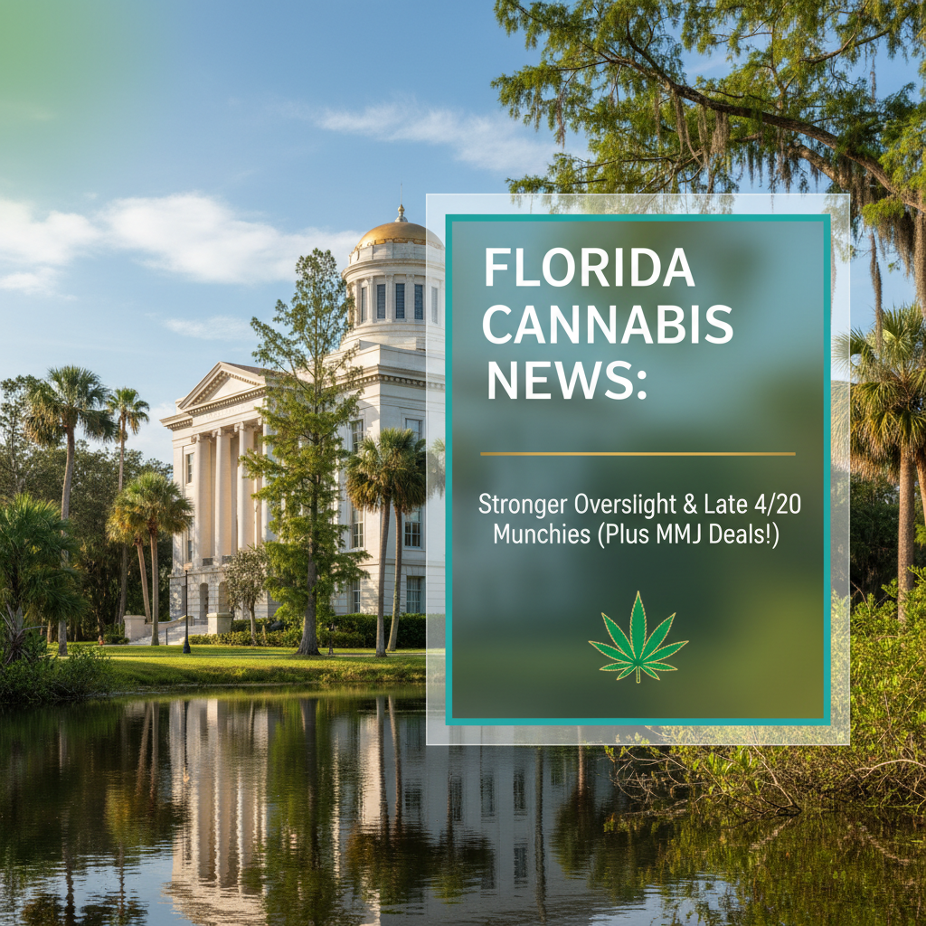 Florida Cannabis News: Stronger Oversight & Late 4/20 Munchies (Plus MMJ Deals!)